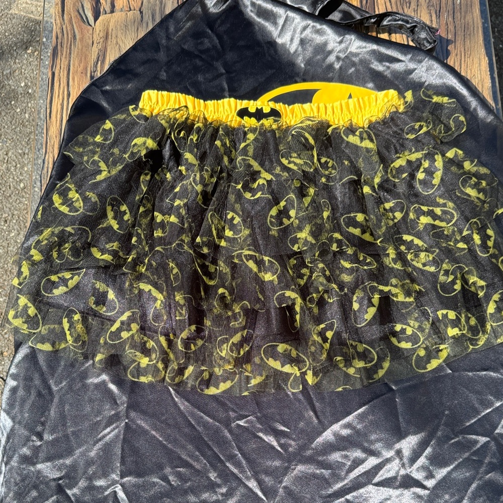 Batman Black and Yellow Mini Skirt